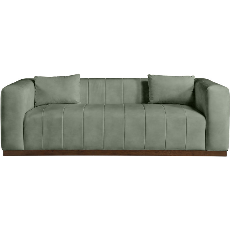 Canapé en cuir Svetinka, Cuir végétalien vert
