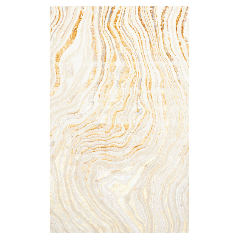 Clara Gold Rug 8'0" x 10'0", Rectangle 8' x 10'
