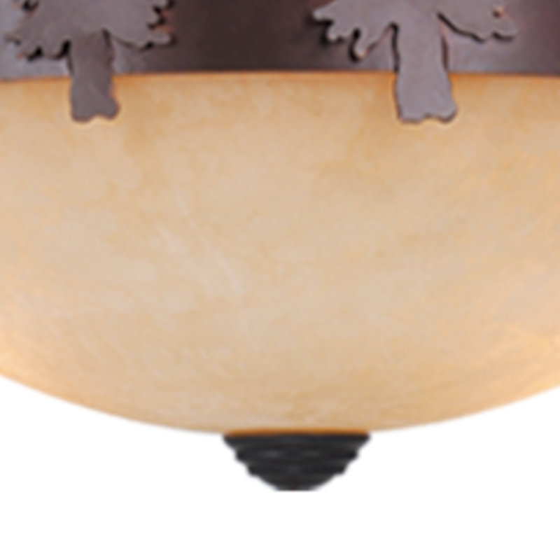 Jennings Glass Semi Flush Mount