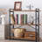 3 Tier Industrial Style Open Bookshelf with Metal Frame for Freestanding Placement-1106287237