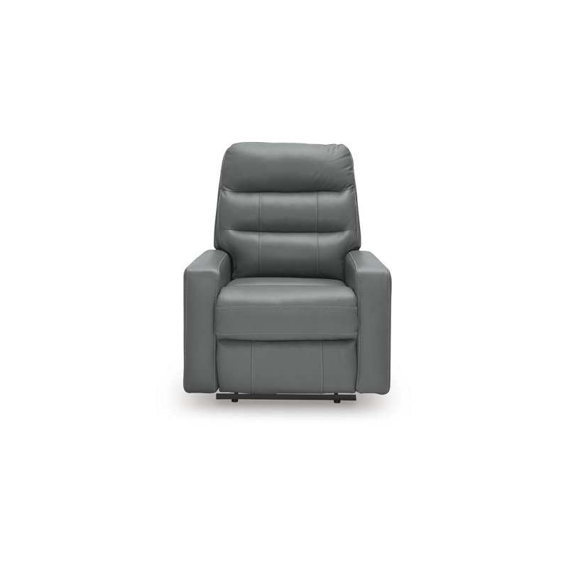 Fauteuil inclinable électrique Revival, Blue Faux Leather