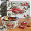 Tasses de bonhomme de neige camion rouge