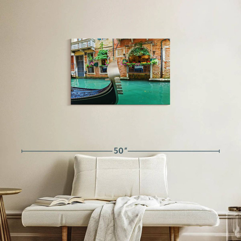 Ravi Venice Canal Cafe, H 20 po x l 30 po