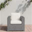 Fauteuil club Aviara - gris