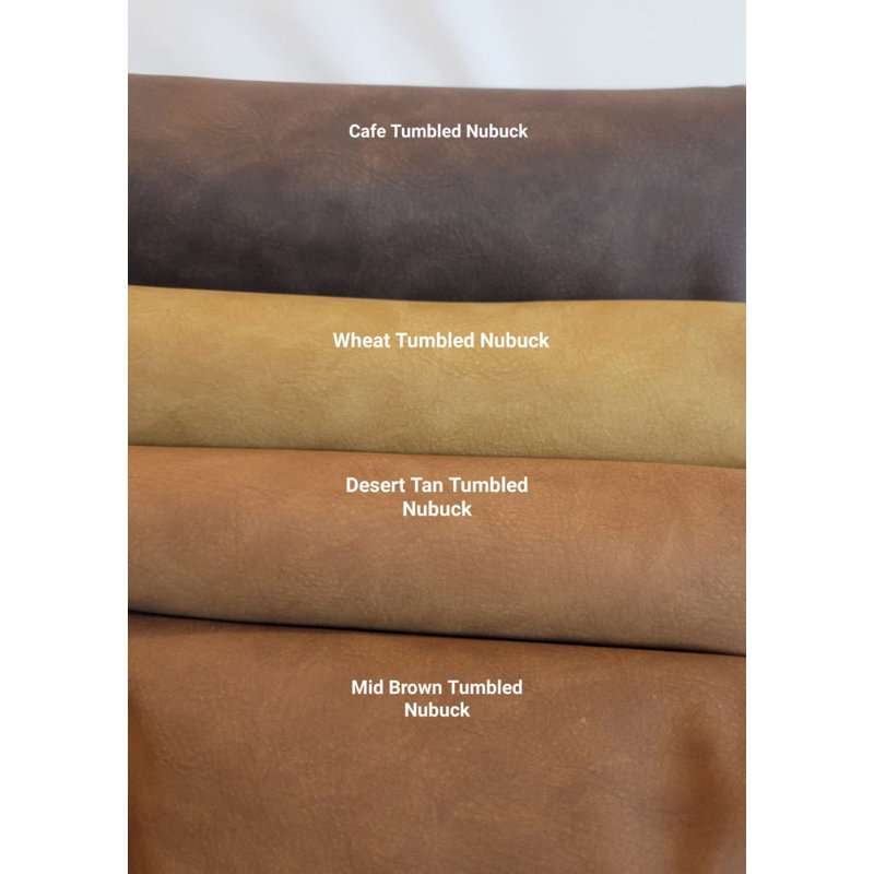 Similicuir végétalien 10 verges, Nubuck brun clair désert