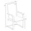 Fresca Outdoor Spring Dining Chairs - Espresso