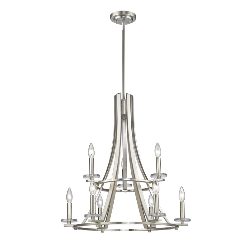 Kunin Semi Flush Mount, Brushed Nickel