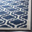 Tapis bleu marine / beige Ammundsen-1743545704