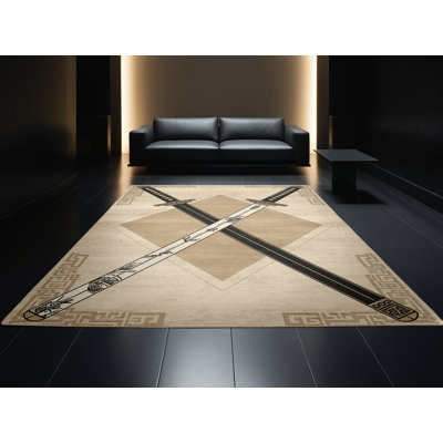 Tapis oriental doux et moelleux en duvet de Katanas