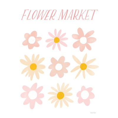 Affiche du marché aux fleurs de Jaquest par Rachel Nieman