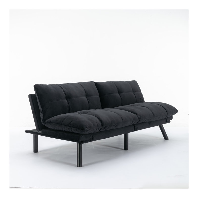 Canapé-lit convertible moderne pliant, Noir