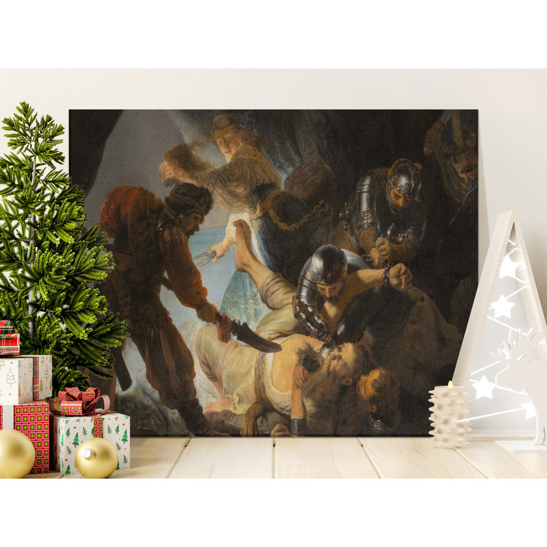 Rembrandt Canvas Wall Art, The Blinding of Samson Print, Gallery Wrapped, Ready to Hang, Archival Quality, Old Masters Painting Canvas