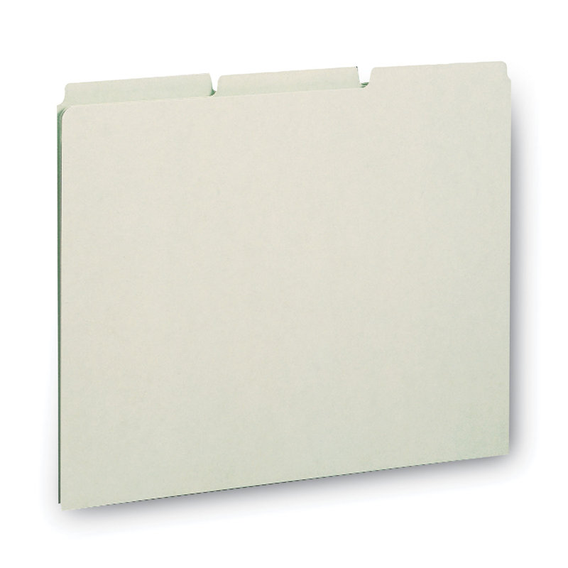 Smead® Recycled Blank Top Tab File Guides Manila File Guides