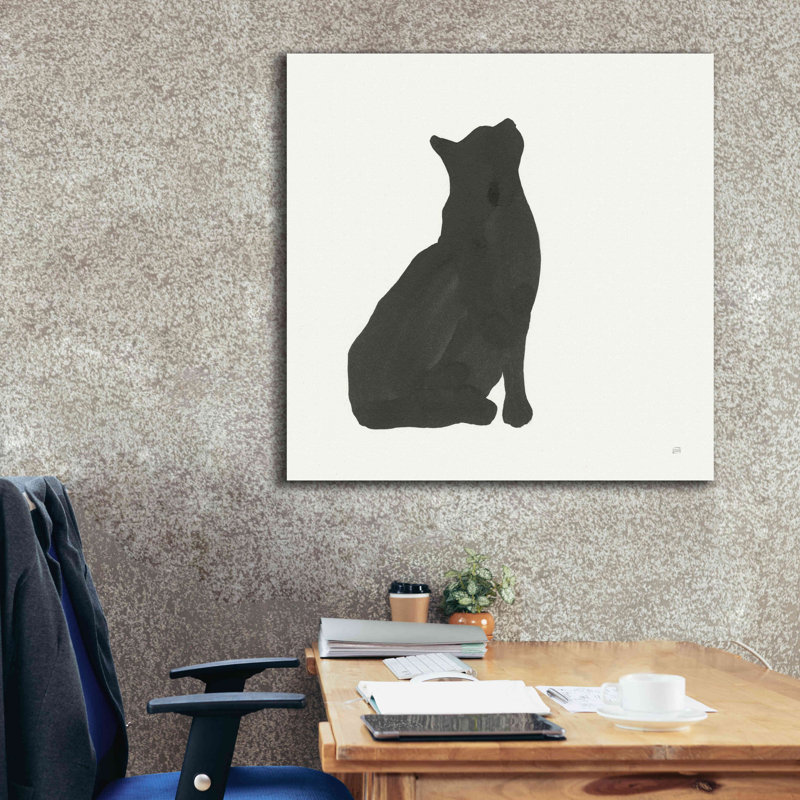 «Black Cat III» par Chris Paschke, H 37 po x l 37 po x P 1,5 po