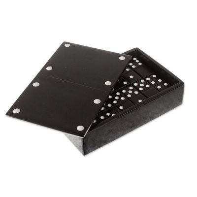 Yaleska Hokku Designs 2 Player Marble Dominoes