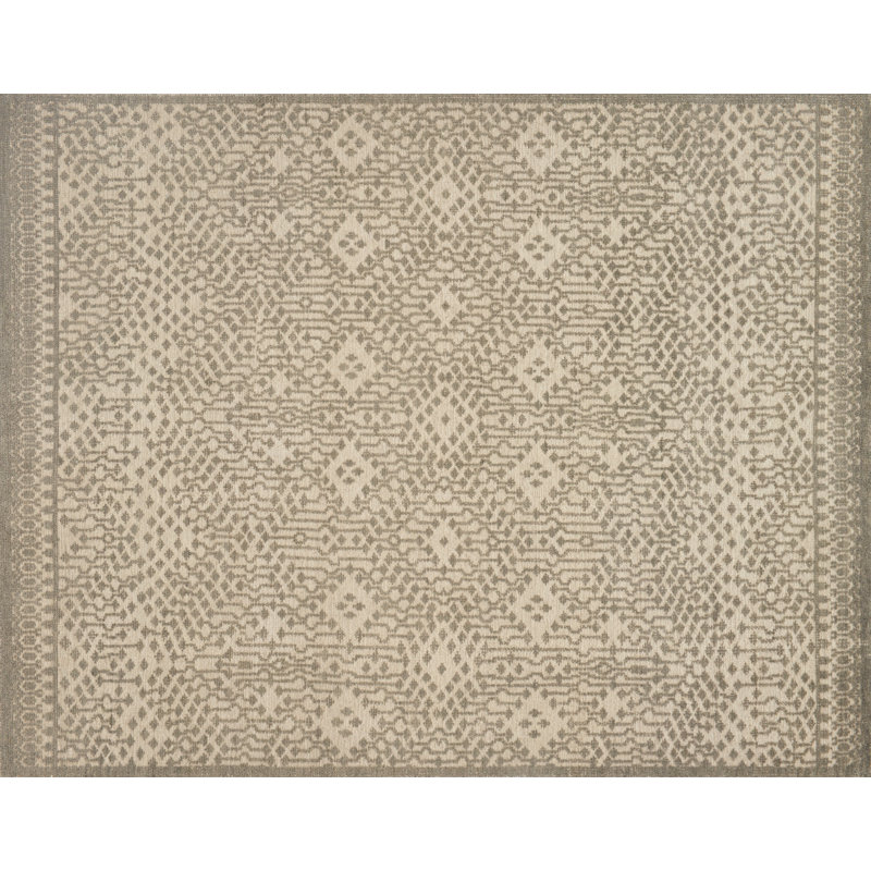 Hansel Wool Geometric Indoor Rug, Rectangle 7'9" x 9'9"