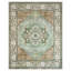 Tapis lavable rétro à motif médaillon d'inspiration persane-1464039529