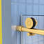Porte de douche en verre, porte coulissante, système de fermeture en douceur, avec verre trempé de 5/16 po-120178980-120178983