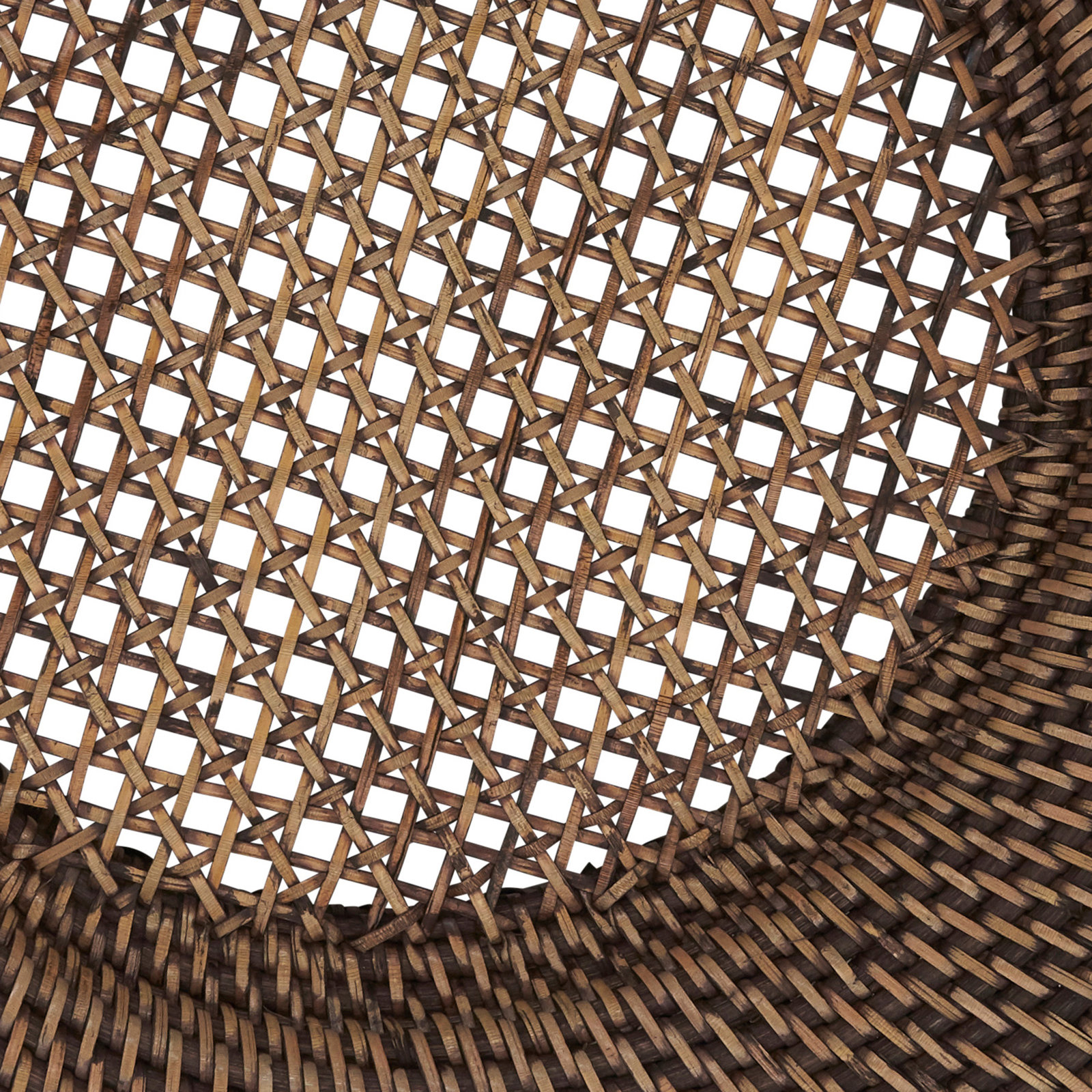 Hicklin Jute Charger, Dark Brown