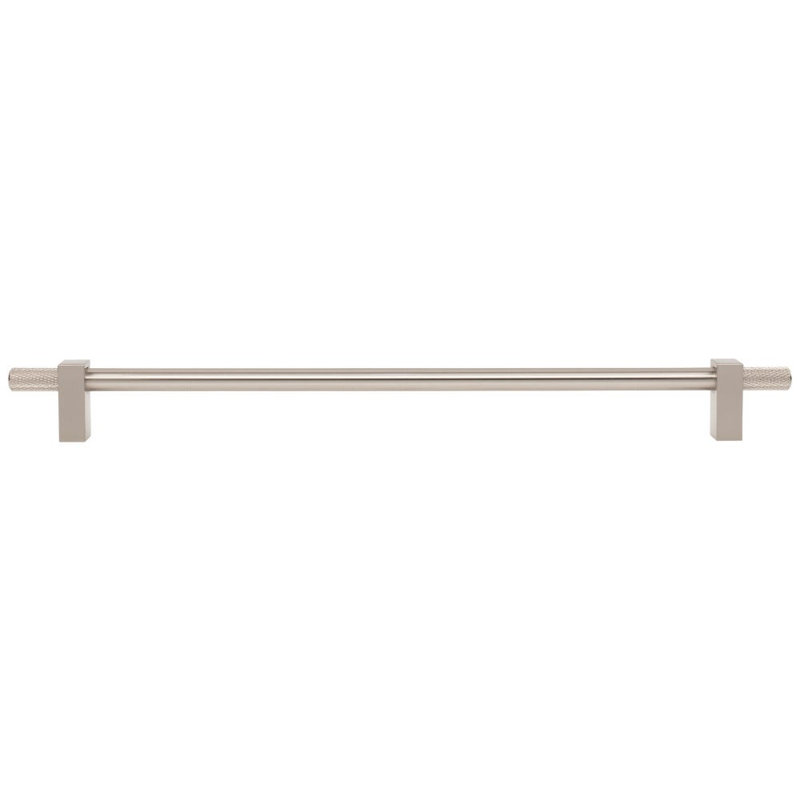 Poignée barre 4 extrémités Larkin, Nickel satiné, 12"