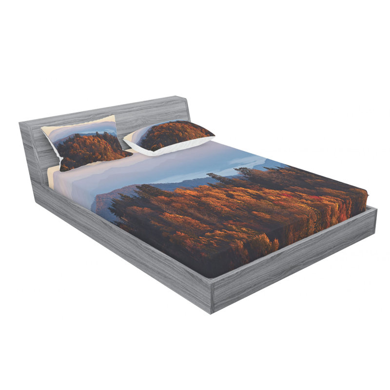 Microfiber Sheet Set, Queen Sheet Set with Fitted Sheet