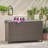 Stylish Wicker Cushion Storage Cabinet For Outdoor Use, Ideal For Patio And Yard Organization.