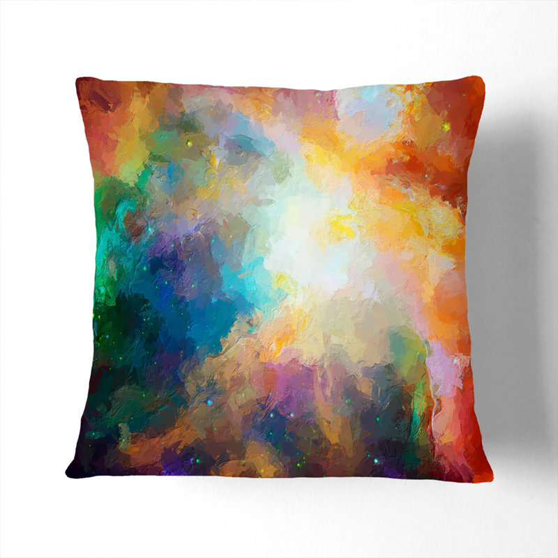 Square Throw Cushion, Stone, 40cm H x 40cm W x 15cm D