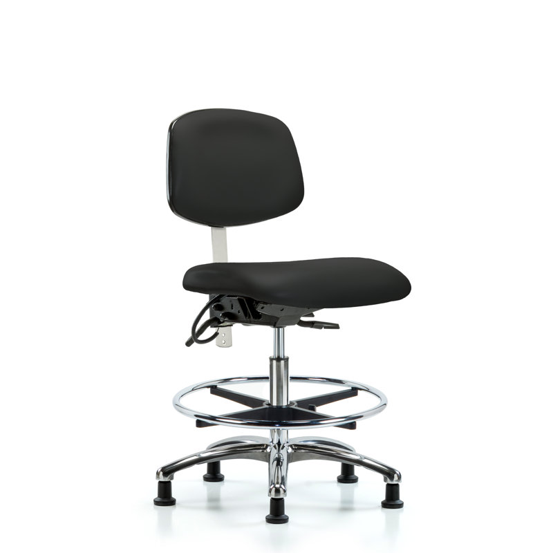 Fauteuil ergonomique Blue Ridge, Noir, Patins, Inclus