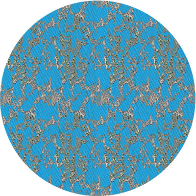 Tapis bleu ciel