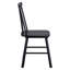 Chaise de salle à manger moderne en bois massif de 17 po de large avec dossier Windsor