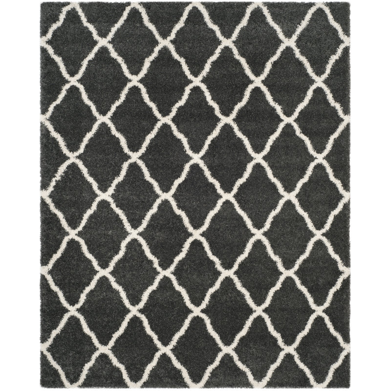 Tapis à poils longs Darrold Hudson, Rectangle 10 pi x 14 pi