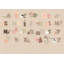 Adhésif mural pelez et collez pour enfants - Alphabet beige-814896430
