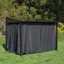 Izziah 9,8 pi. X P 7,8 pi D Pavillon de jardin en acier