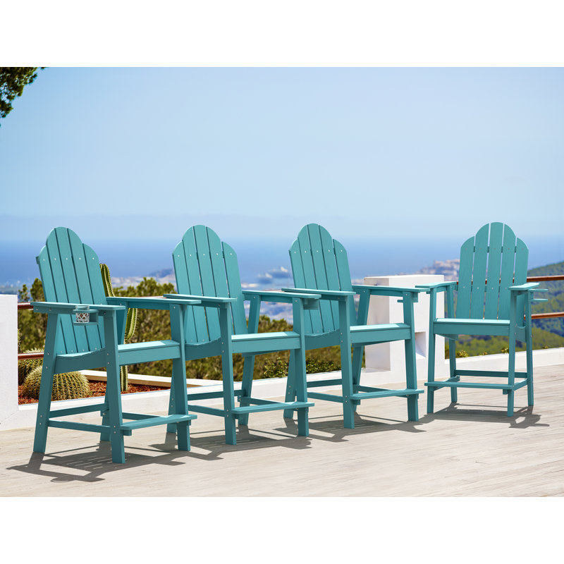 Dutta Outdoor Adirondack Chair, Teal