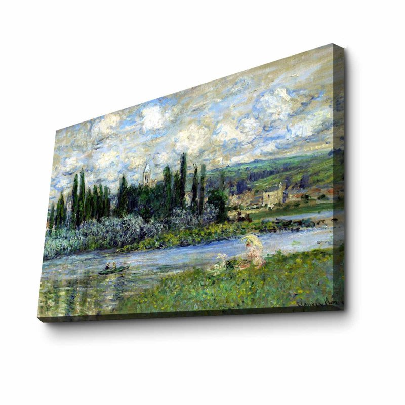 Claude Monet - peinture sur toile tendue