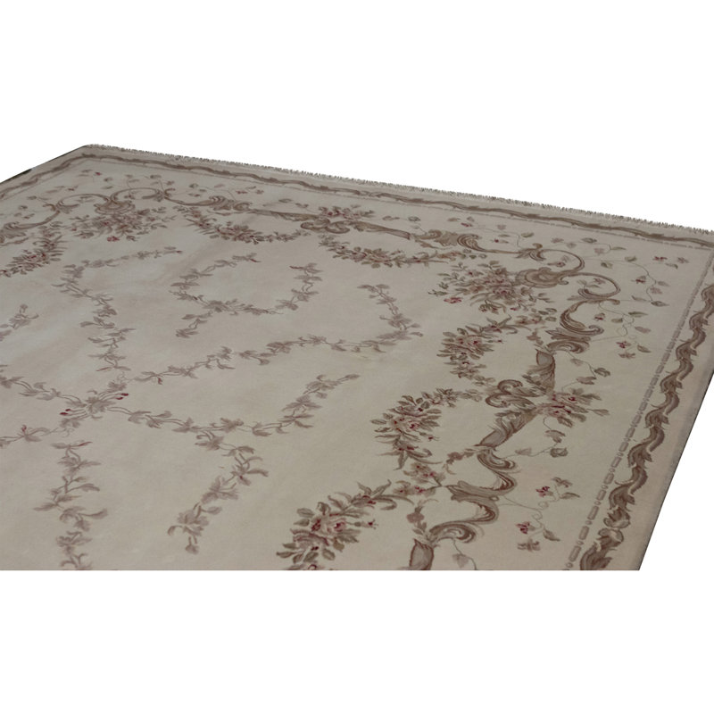 Tapis rectangulaire noué à la main