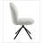 Gray Boucle Side Chair With Swivel