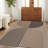Modern Arch Striped Easy Jute Rug - Indoor Outdoor, Non-Slip, Washable, Mark Resistant, Non-Shedding Carpet for Bedroom, Living Room-440365151-440365152