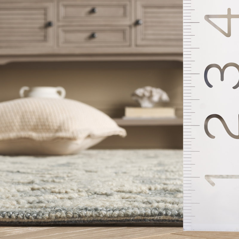 Marquee 509 Hand Tufted Wool/Cotton/Pet Yarn Oriental Rug in Navy/Gray, Runner 2'3" x 8'