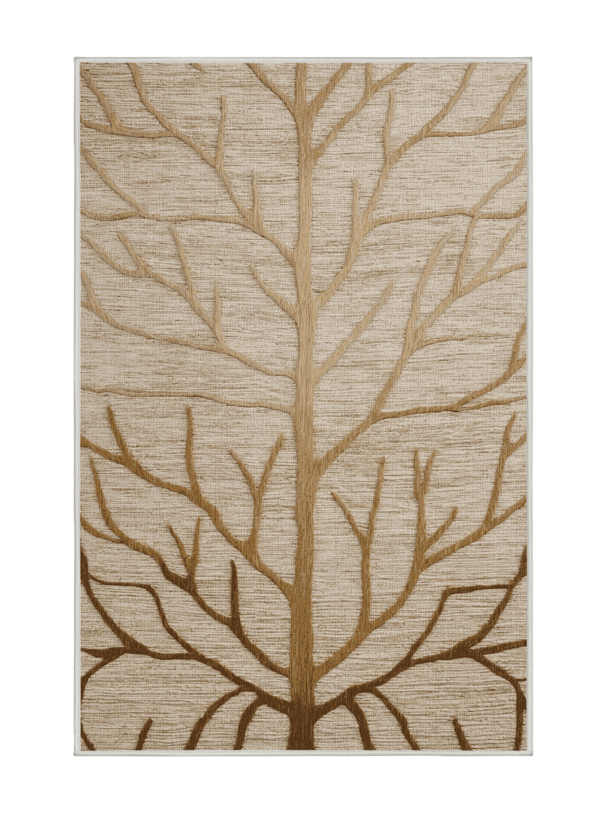Hokku Designs Washable Lotus Root Vegetables Area Rug | Wayfair