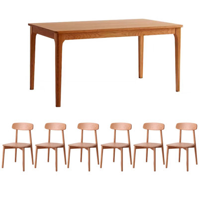 Vintage Elegance Long Solid Wood Dining Table Sets