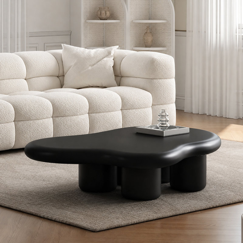 Table basse Allrich, Noir