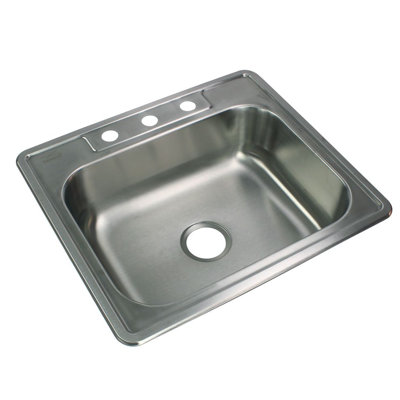 25'' L Stainless Steel Kitchen Sink