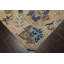 Tapis beige/bleu en laine touffeté à la main persan oriental Flory
