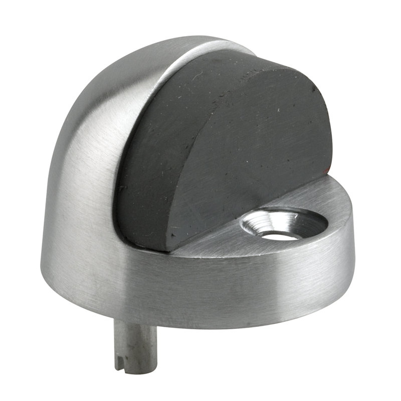 Butoir de porte Prime-Line, fixation au sol (paquet simple), H 1,75 po x l 4 po x P 5 po, Argent