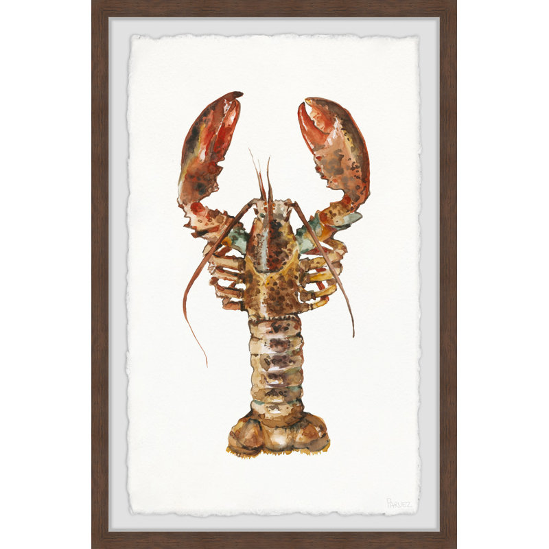 Mighty Lobster by Parvez Taj - Single Picture Frame Print, 45cm H x 38cm W