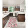 Tapis ivoire et rose Joris