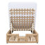 Gillian Steel and Rope Chaise Lounger-1383538666