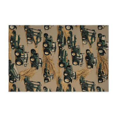 Tapis intérieur et extérieur beige Transport