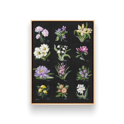 Birth Month Flowers by Amanda Hilburn Art Print